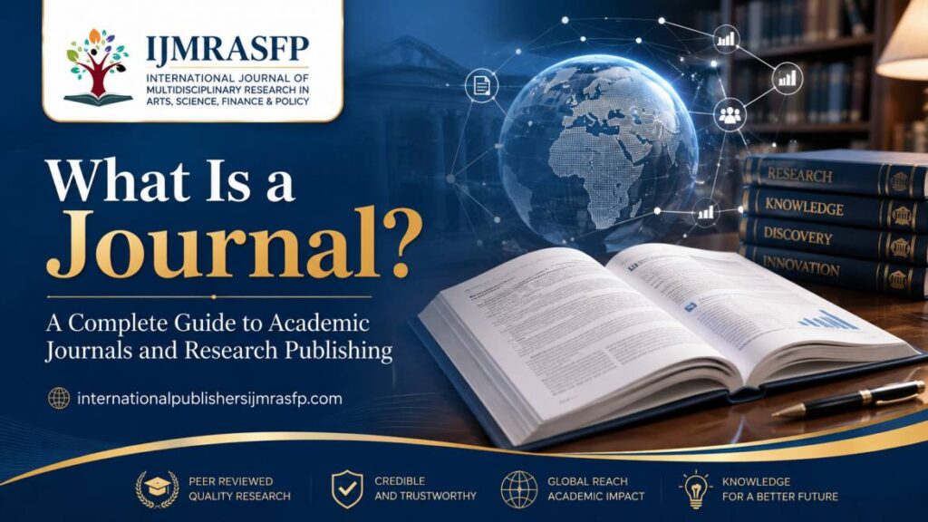 What Is a Journal? A complete guide to academic journals and research publishing by IJMRASFP